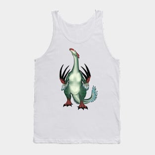 Therizinosaurus (Green) Tank Top